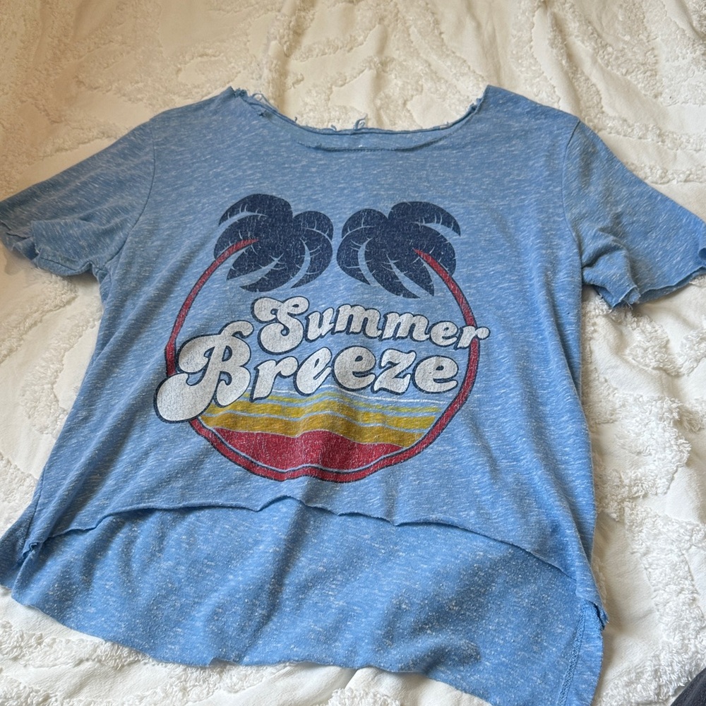 Graphic Tee Crop Top